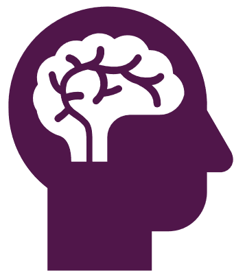 Zdjęcie głowy osoby z mózgiem.