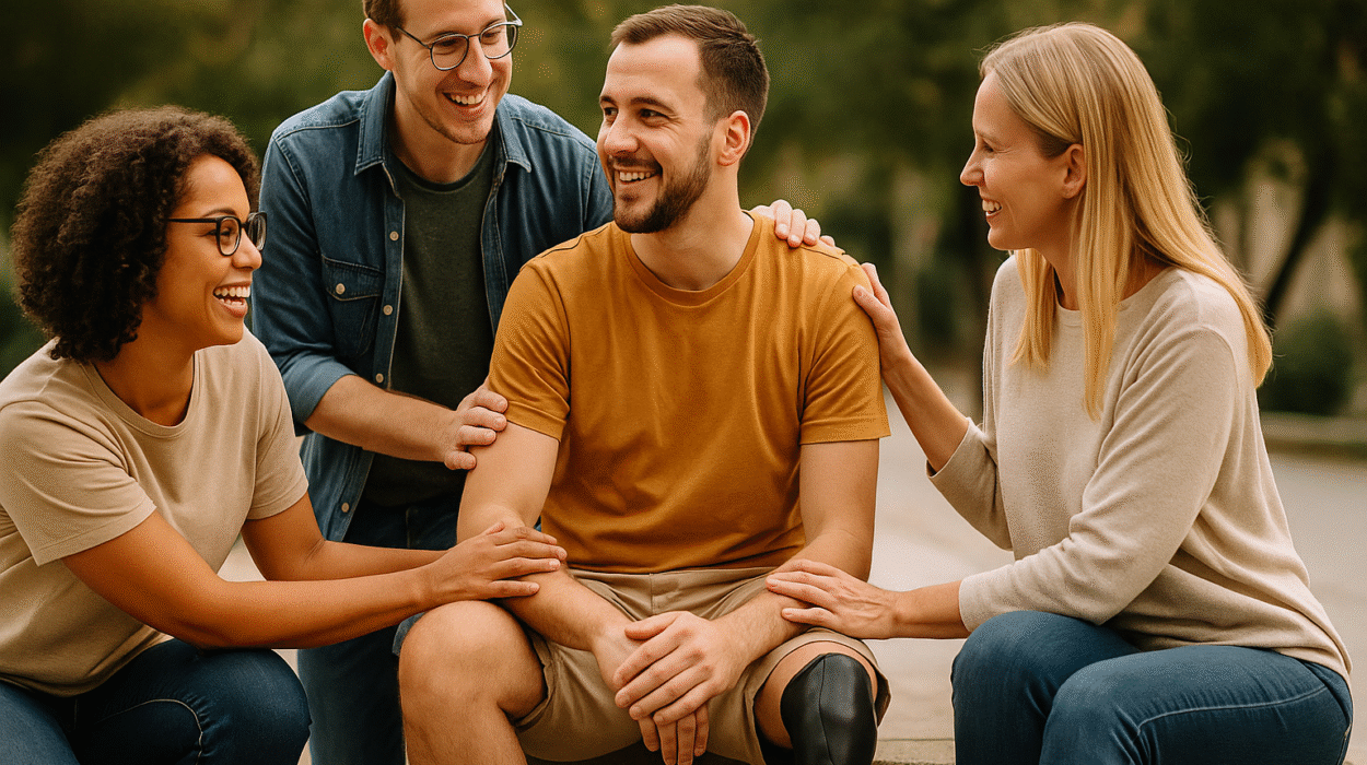 zdjęcie osoby po amputacji