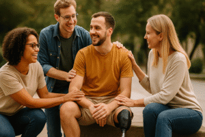 zdjęcie osoby po amputacji