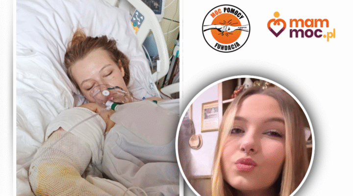 Kobieta leżąca w łóżku szpitalnym z rurką tlenu w ustach.