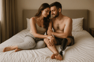 para w lozku, mezczyzna po amputacji, seksualność po amputacji